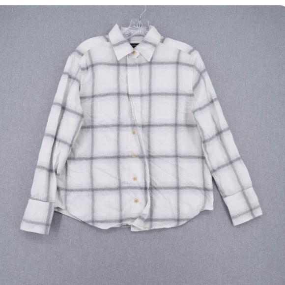 NWOT Banana Republic Flannel Button Up - Picture 1 of 3